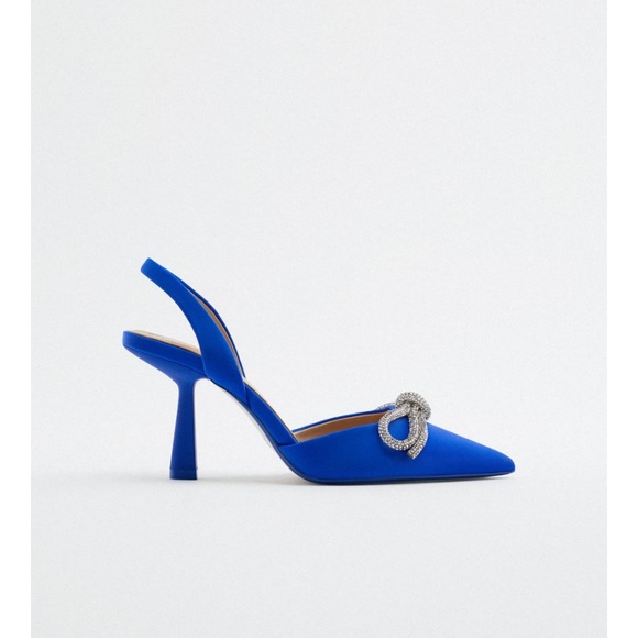 Zara embellished bow heels - Picture 3 of 3